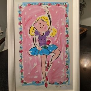 Little Ballerina framed art
